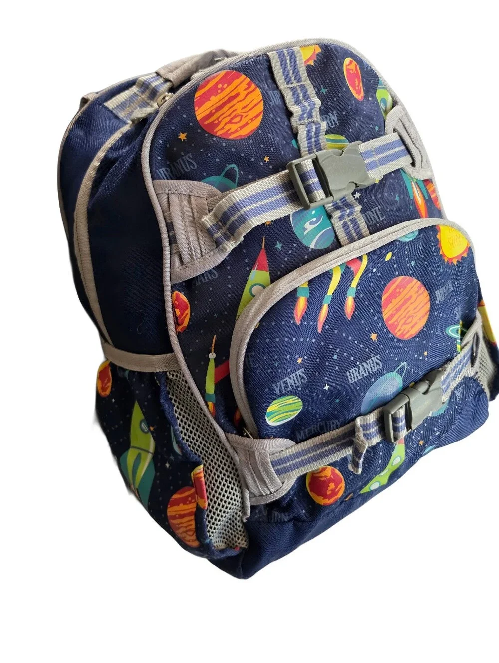 🔥Pottery Barn McKenzie Space Book Bag and RARE matching Pencil Pouch🔥